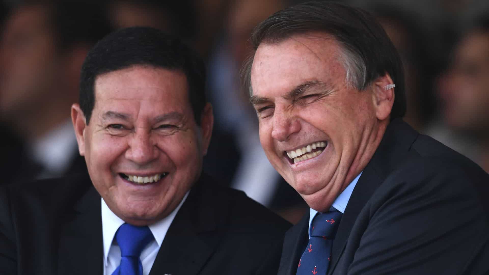 Presidente Bolsonaro e Vice Mourão